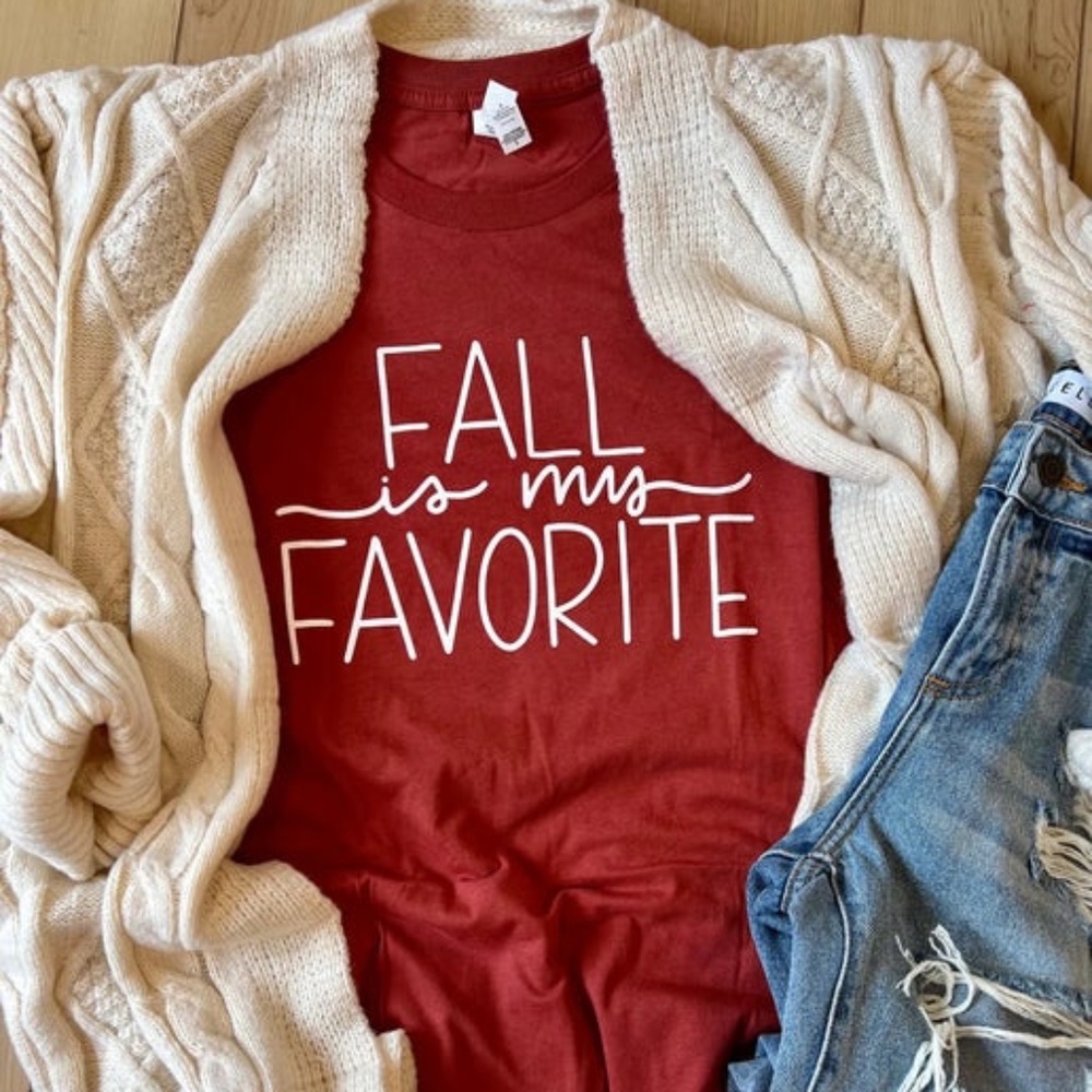 Fall Is My Favorite Graphic Tee - NEW WITH TAGS
